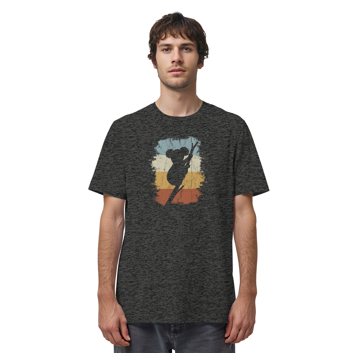 Retro kletternder Koala-Bär - Organic Shirt