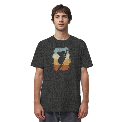 Retro kletternder Koala-Bär - Organic Shirt