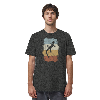 Retro Gecko Salamander Silhouette - Organic Shirt