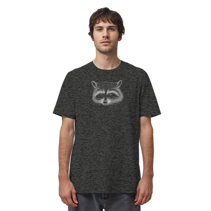 Waschbär Illustration Kritzelkunst - Organic Shirt