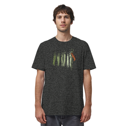 Eichhörnchen im Zwielicht-Wald - Organic Shirt