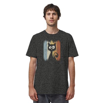 Retro Katze Silhouette - Organic Shirt