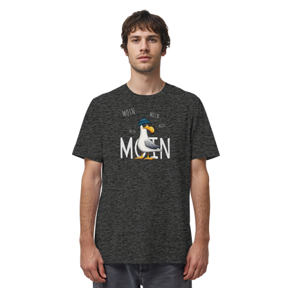 Moin Moin Lässige Hipster Möwe  - Organic Shirt