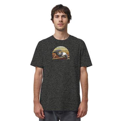 Lässiger Retro Sundown Tapir - Organic Shirt