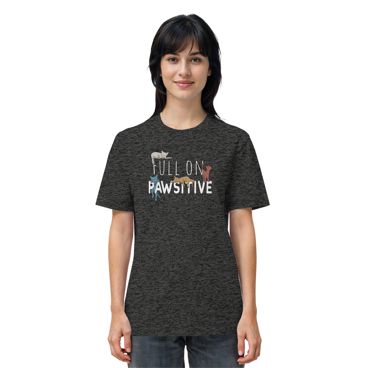 Full On Pawsitive! Gechillte Katzen - Organic Shirt