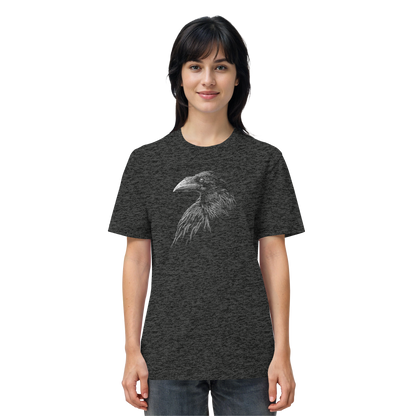 Kritzelkunst Rabe Krähe - Organic Shirt
