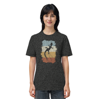 Retro Gecko Salamander Silhouette - Organic Shirt