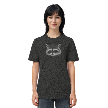 Waschbär Illustration Kritzelkunst - Organic Shirt