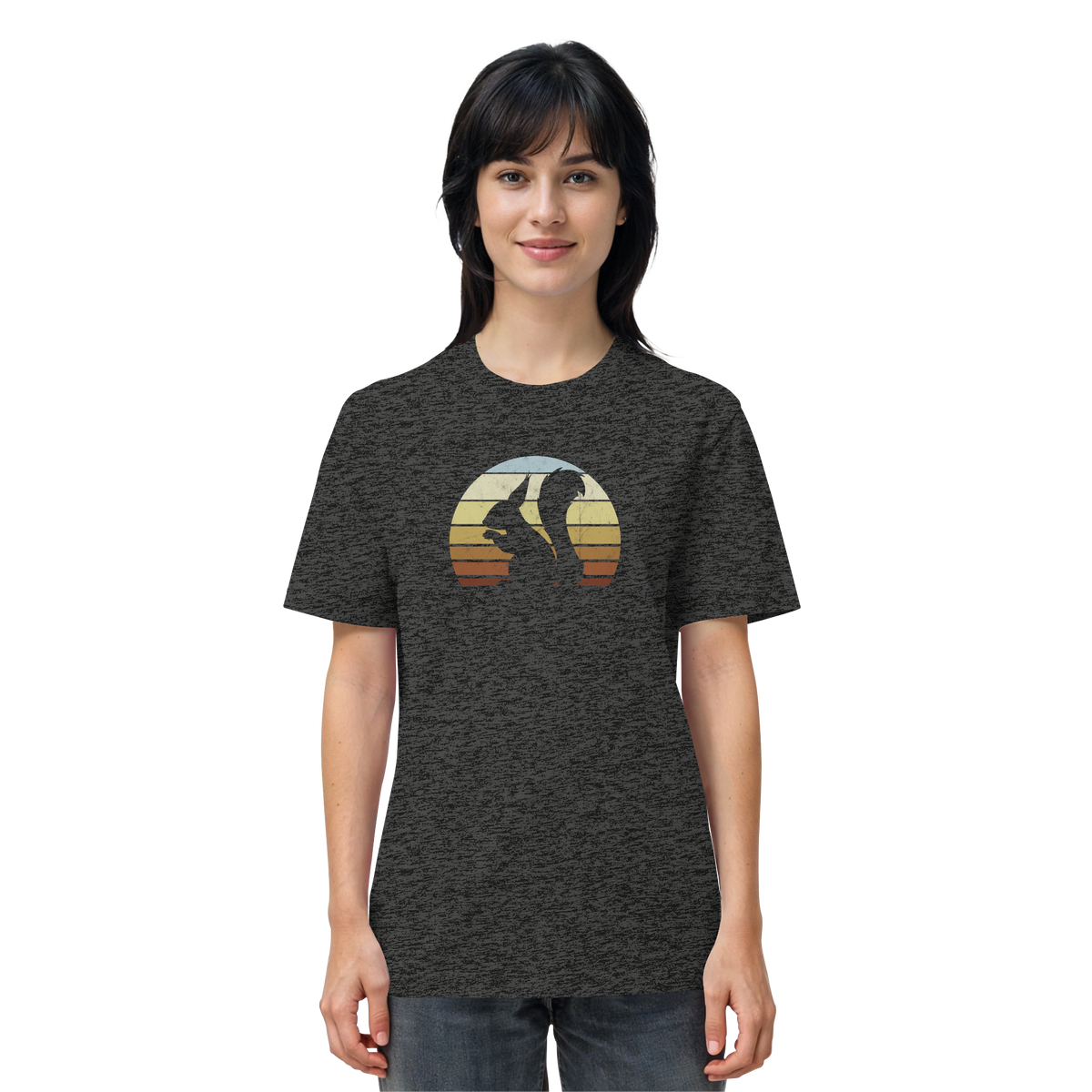 Retro Eichhörnchen Silhouette - Organic Shirt