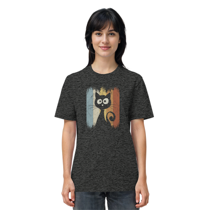 Retro Katze Silhouette - Organic Shirt