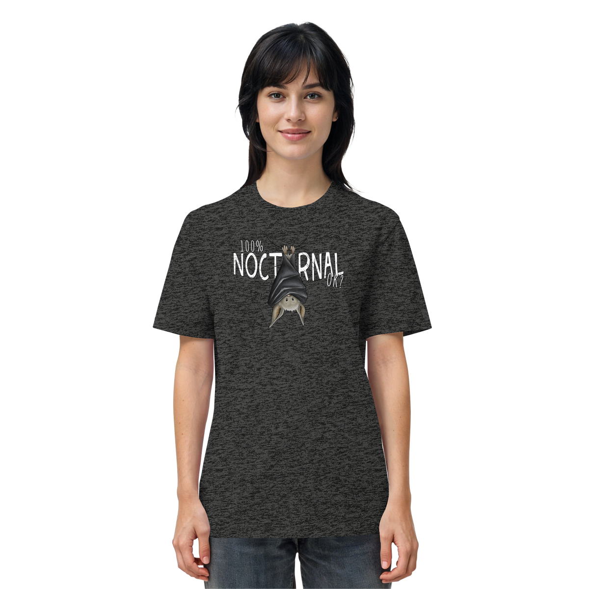 100% nachtaktive Fledermaus - Organic Shirt