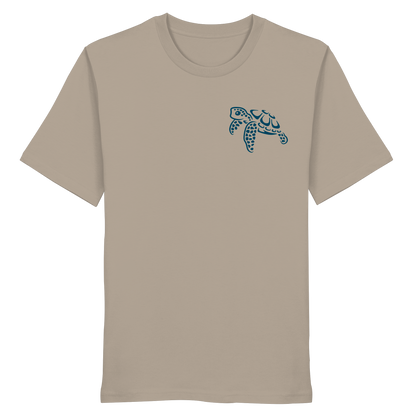 Lässig lustige Wasserschildkröte - Organic Shirt