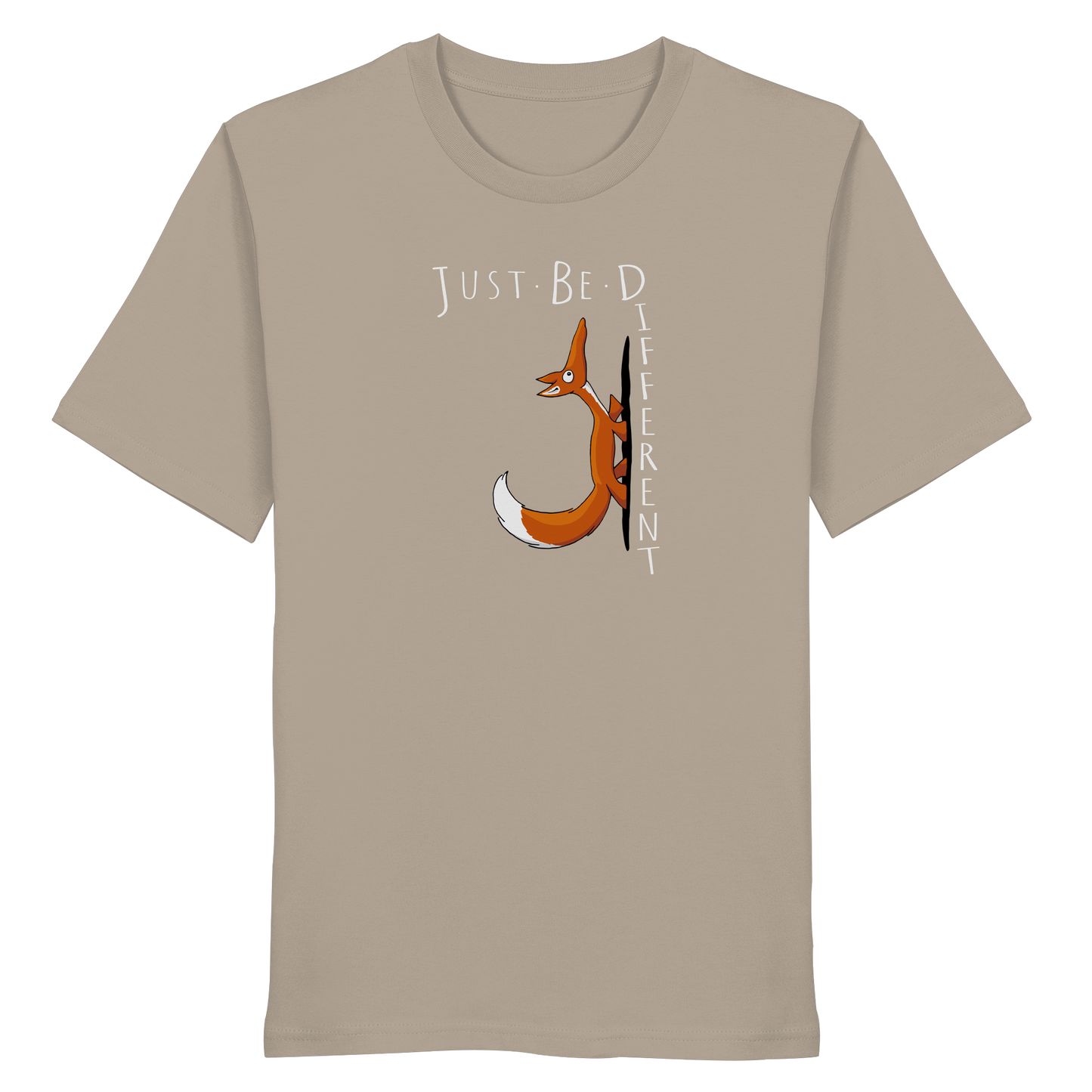 Just Be Different | Sei Anders, kleiner Fuchs - Organic Shirt