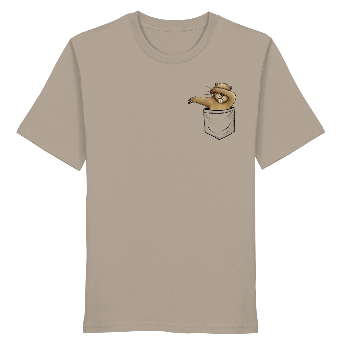 Dabbender Biber in Deiner Tasche - Organic Shirt