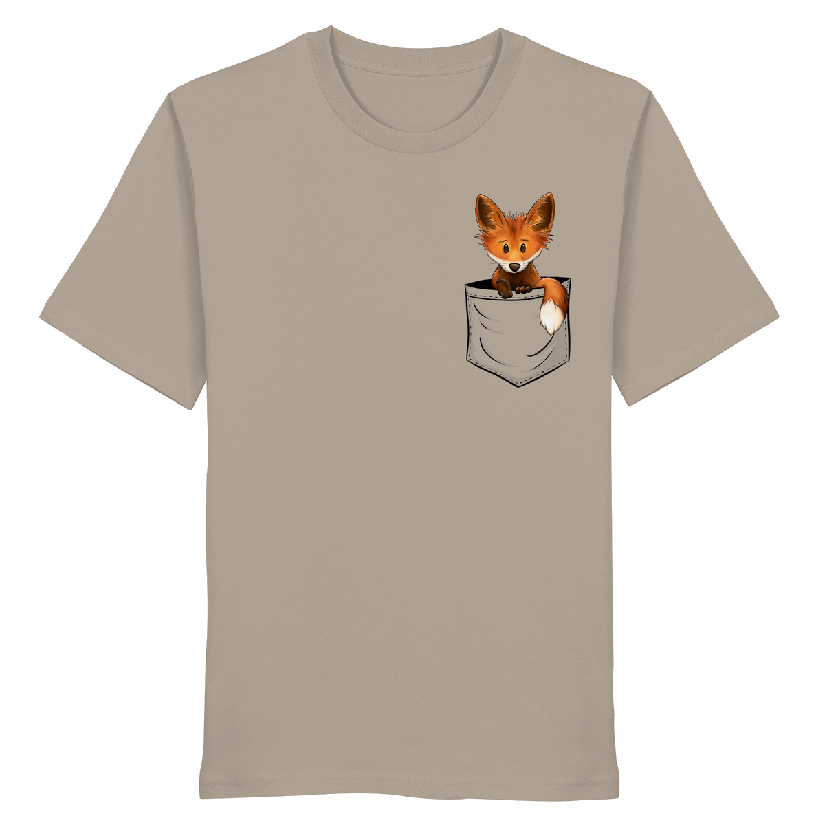 Funky Fuchs in der Tasche - Organic Shirt