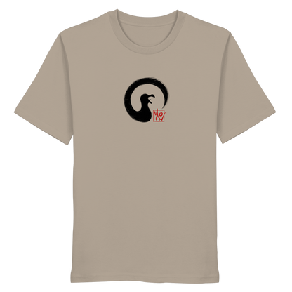 Moin kreischende japanische Enso Möwe - Organic Shirt
