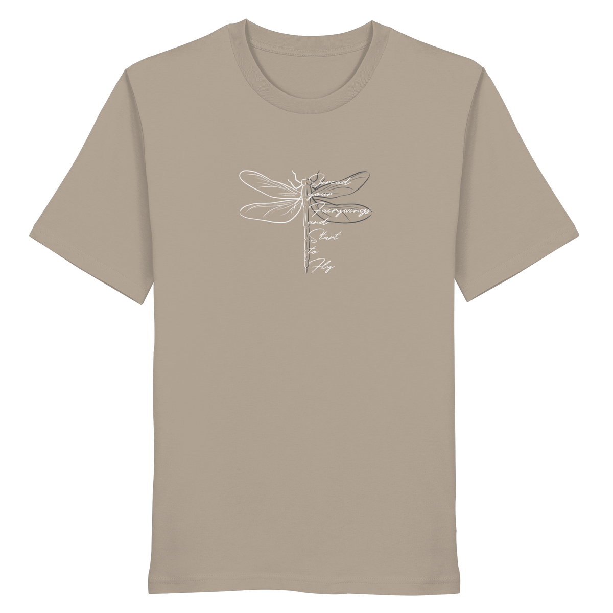 Breite die Flügel aus und flieg los | Libelle - Organic Shirt