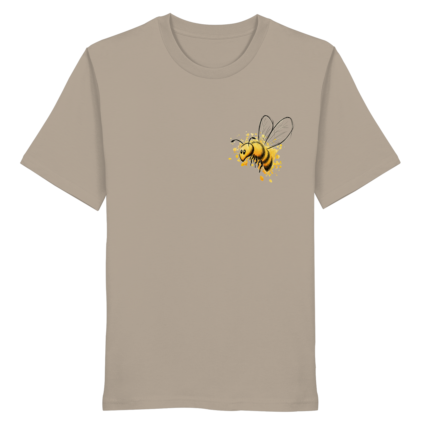 Lässige kleine Honig-Biene - Organic Shirt