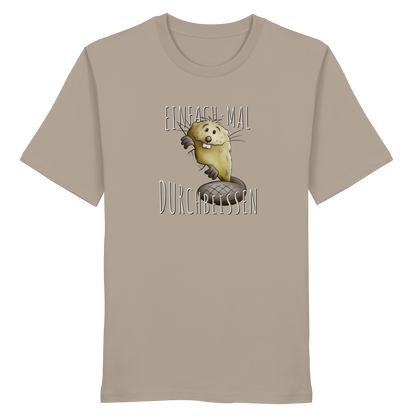Einfach mal Durchbeissen Biber - Organic Shirt