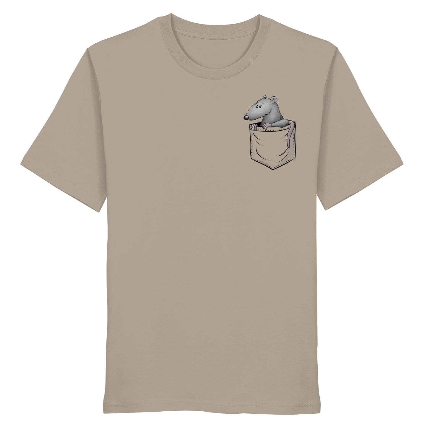Kleine Ratte in der Tasche - Organic Shirt