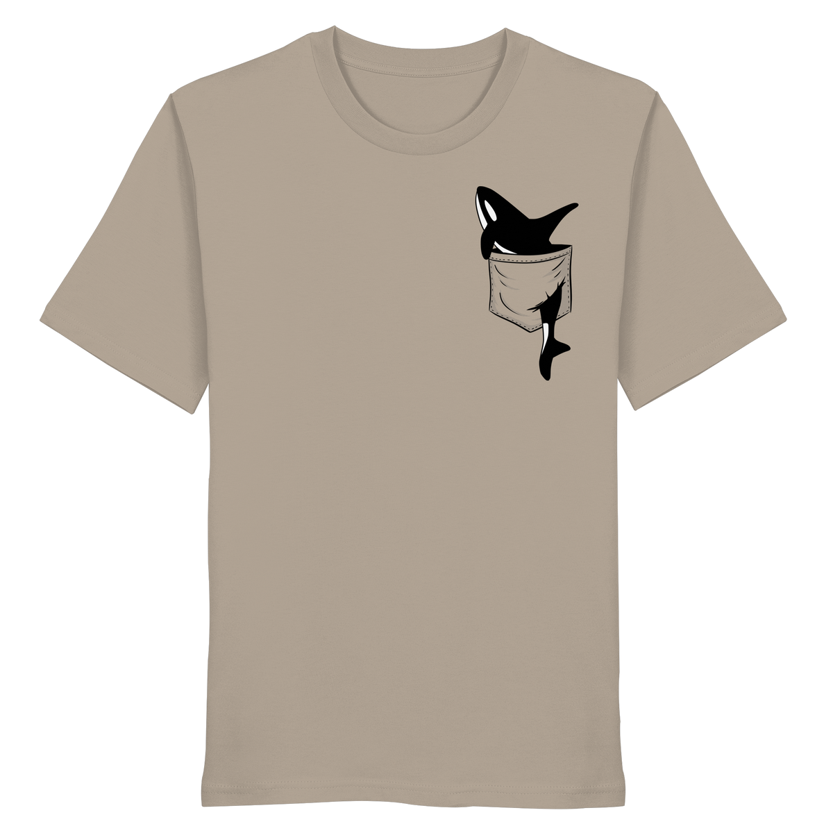 Orca In Deiner Tasche - Organic Shirt