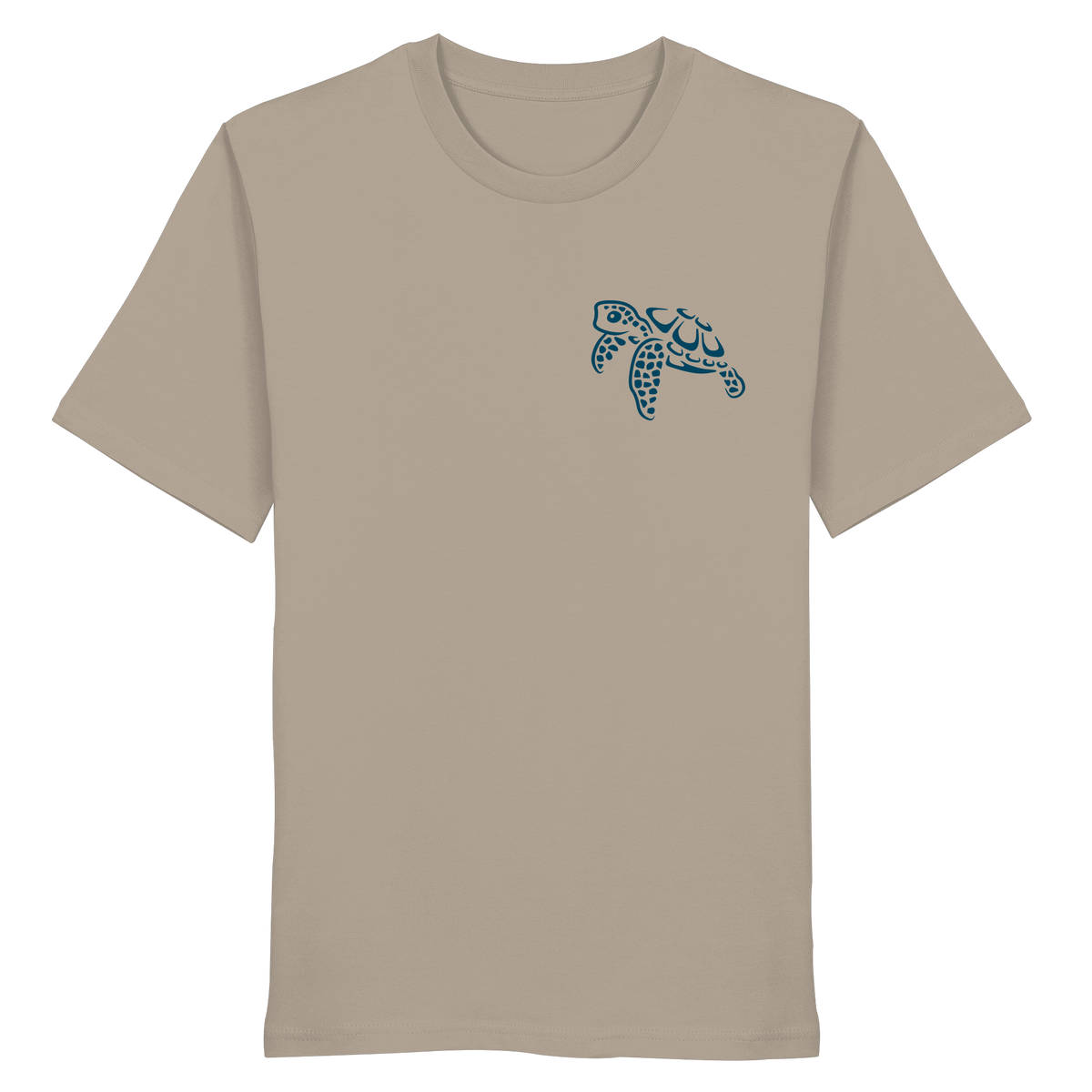 Lässig lustige Wasserschildkröte - Organic Shirt