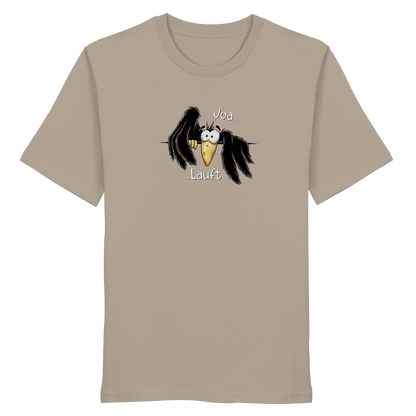 Joa Läuft Krähe gechillter Rabe - Organic Shirt
