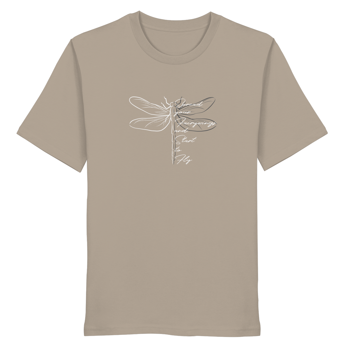 Breite die Flügel aus und flieg los | Libelle - Organic Shirt