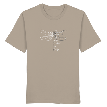 Breite die Flügel aus und flieg los | Libelle - Organic Shirt
