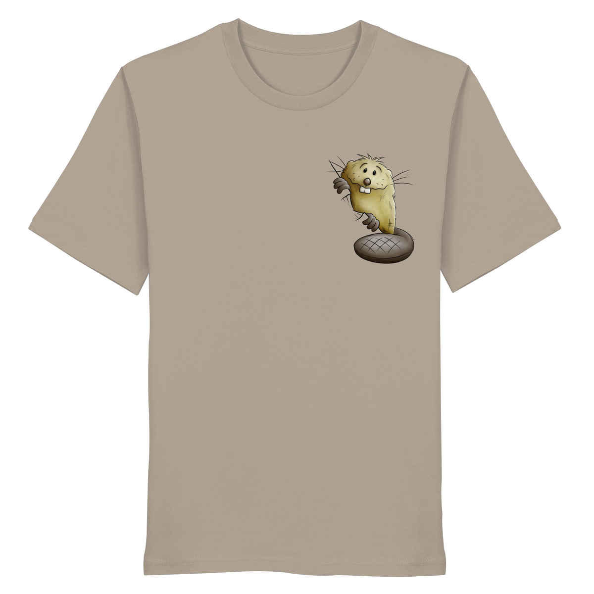 Lustiger frecher Biber - Organic Shirt