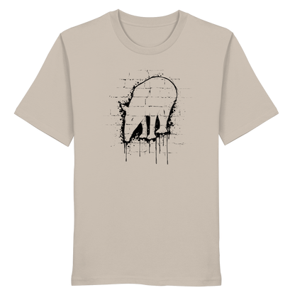 Urban Street Art Tapir Silhouette - Organic Shirt