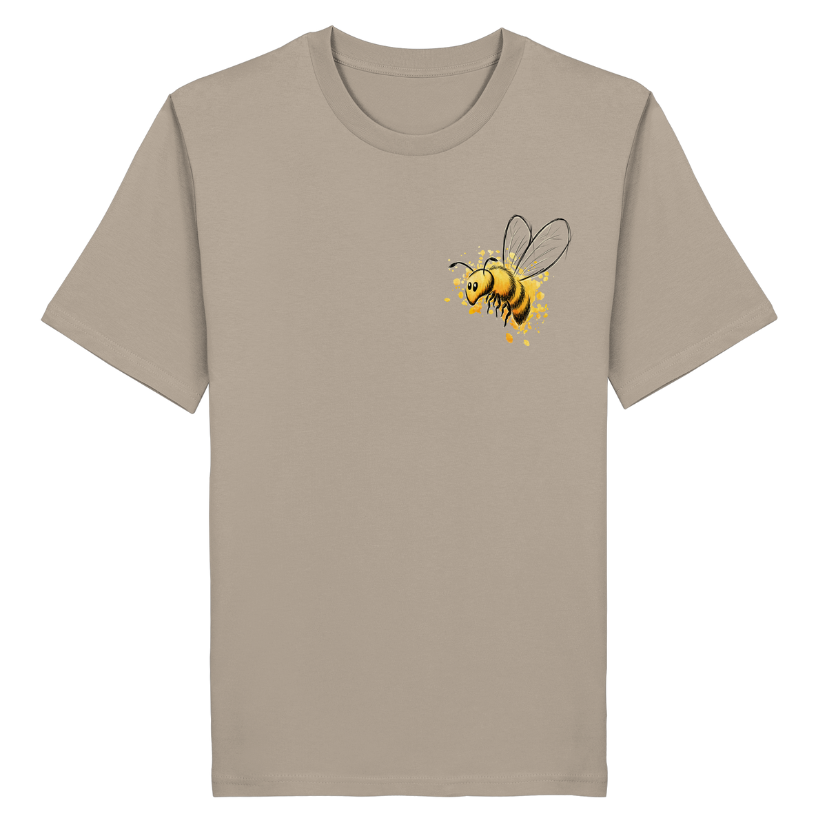 Lässige kleine Honig-Biene - Organic Shirt