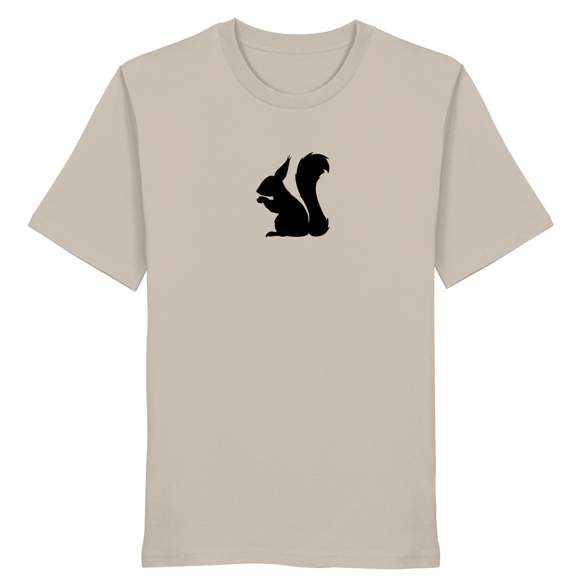 Eichhörnchen Silhouette - Organic Shirt