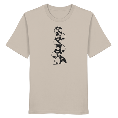 Lustiger Haufen aus Schabracken-Tapiren - Organic Shirt