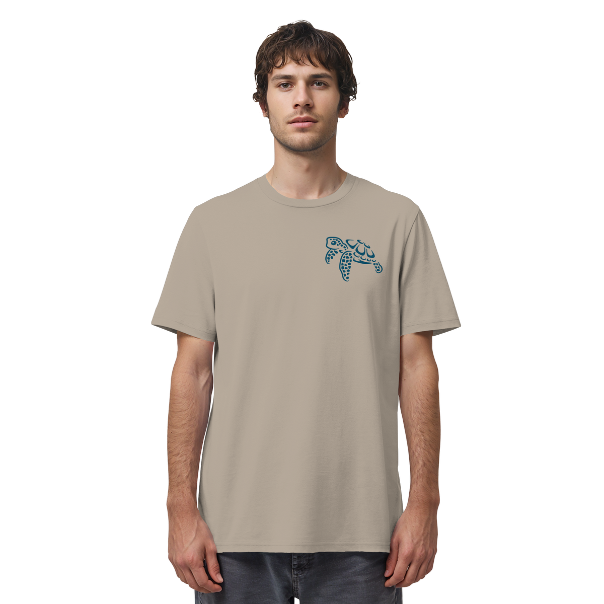 Lässig lustige Wasserschildkröte - Organic Shirt