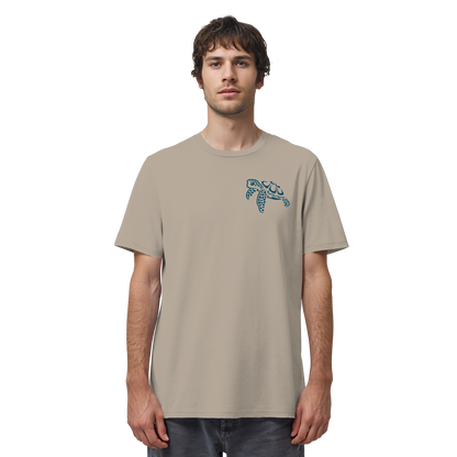 Lässig lustige Wasserschildkröte - Organic Shirt