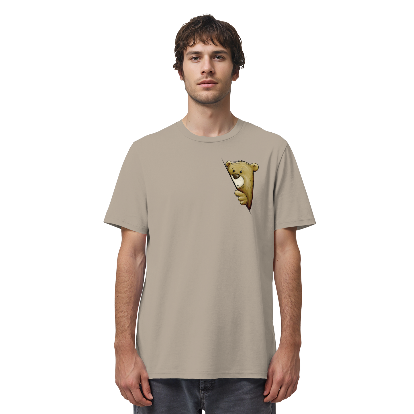 Funky Bär Illustration - Organic Shirt