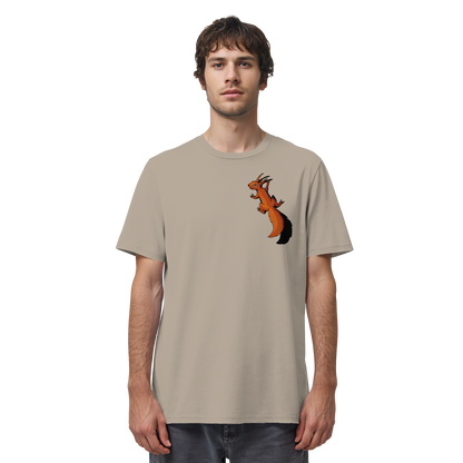 Süßes Eichhörnchen klettert - Organic Shirt
