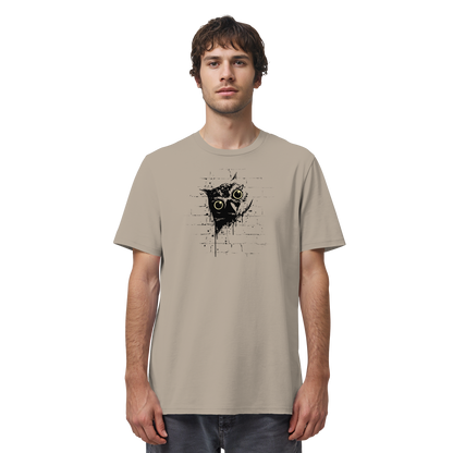 Lässige Street Art Eule - Organic Shirt