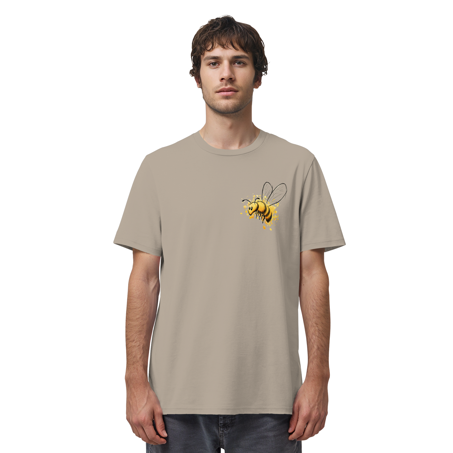 Lässige kleine Honig-Biene - Organic Shirt