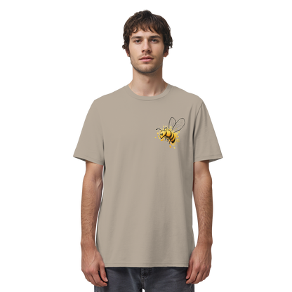 Lässige kleine Honig-Biene - Organic Shirt