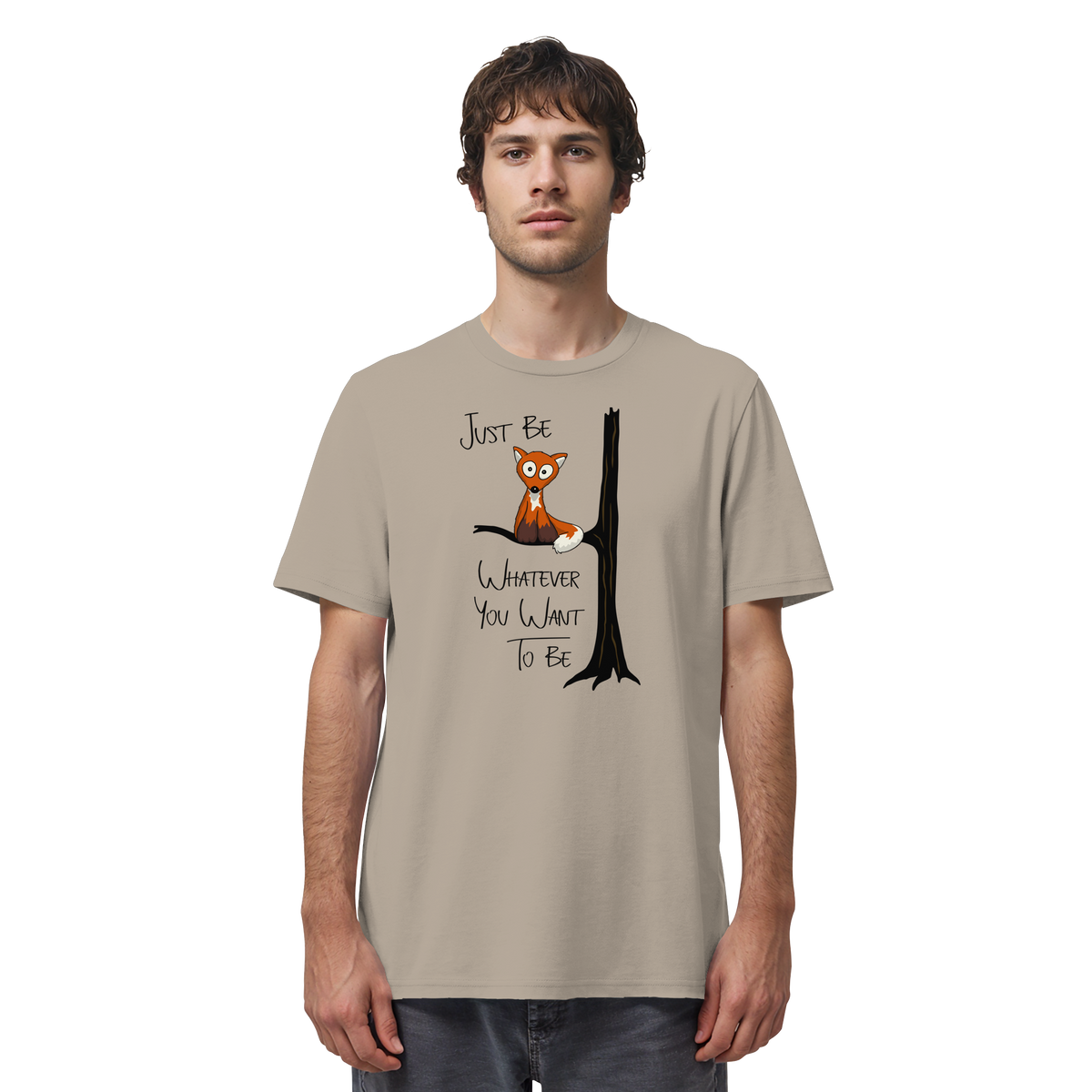 Just Be Whatever | Fuchs wie Eule - Organic Shirt