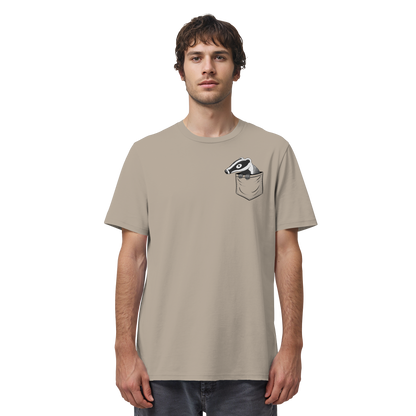 Lustig gemütlicher Dachs In der Tasche - Organic Shirt