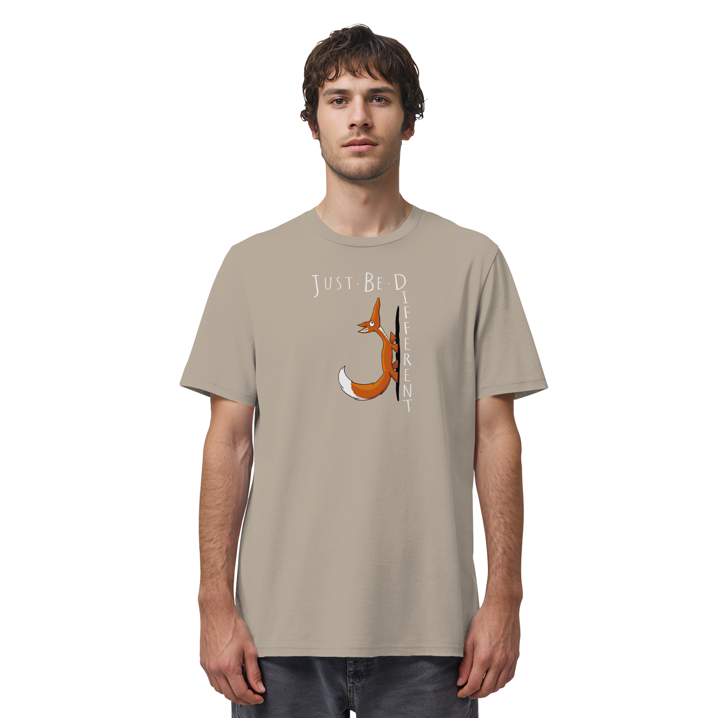 Just Be Different | Sei Anders, kleiner Fuchs - Organic Shirt