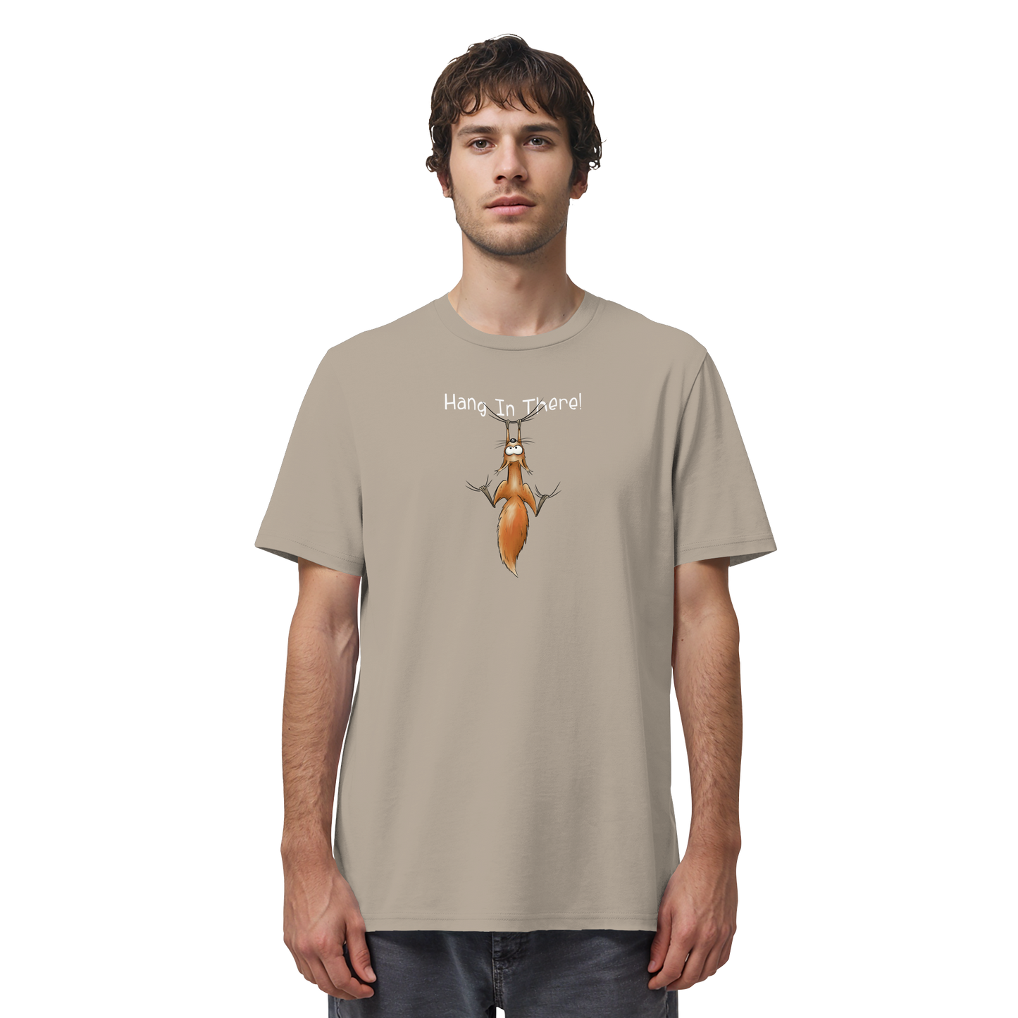 Hang In There | Lässiges Eichhörnchen - Organic Shirt