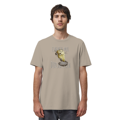 Einfach mal Durchbeissen Biber - Organic Shirt