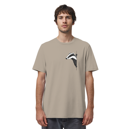 Lässiger Dachs Meister Grimbart - Organic Shirt