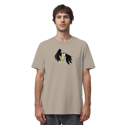 Joa Läuft Krähe gechillter Rabe - Organic Shirt