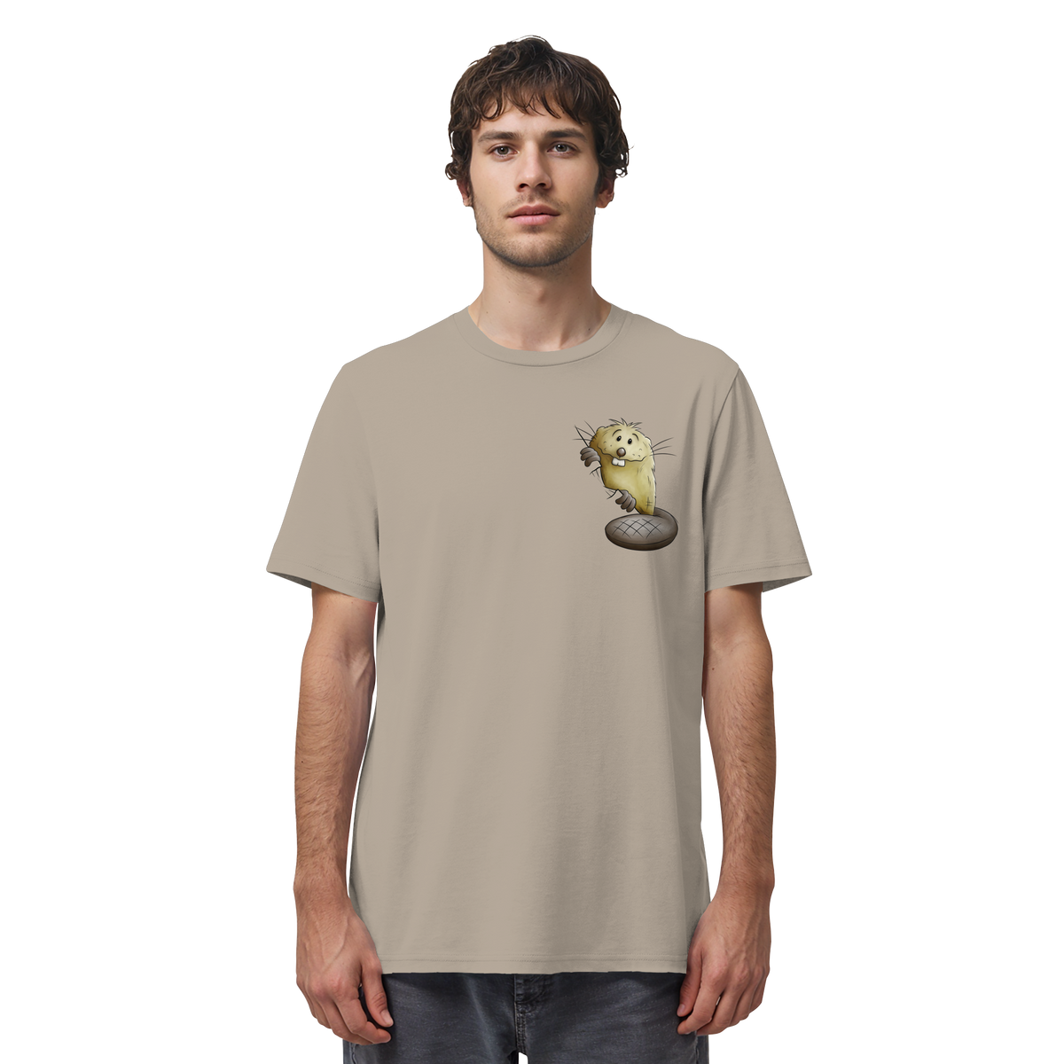 Lustiger frecher Biber - Organic Shirt
