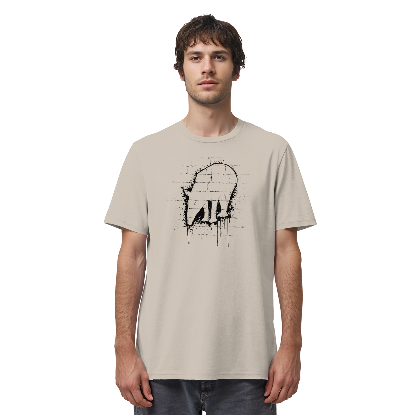 Urban Street Art Tapir Silhouette - Organic Shirt